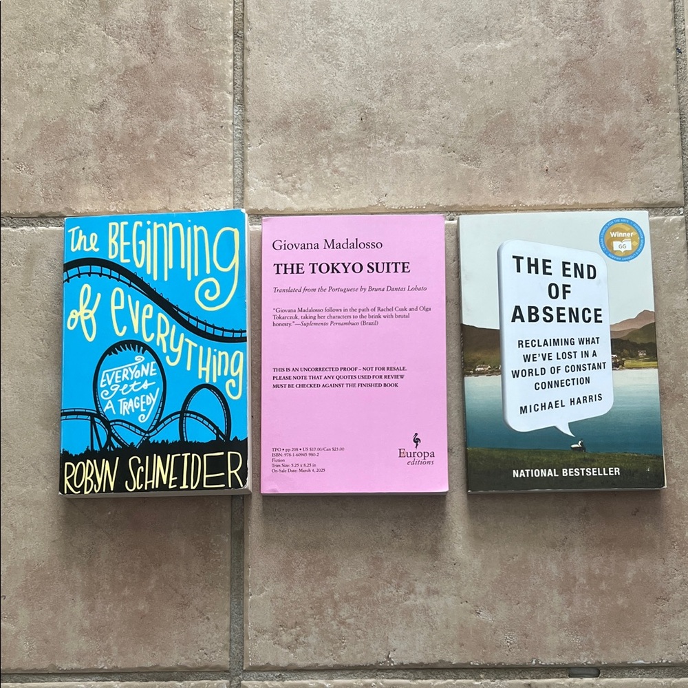 Set of 3 books.